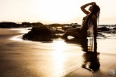 Sesion de Fotos de Playa al Atardecer
