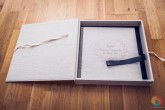 Ãlbum de ComuniÃ³n en Lino con Caja Lazo