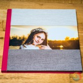 Album con 3 colores de tela