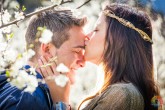 Preboda en un campo de Almendros