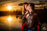 Preboda con un Bonito Atardecer