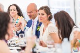 Novios en el Banquete de Boda en Casa Arana - Huesca - Fiscal