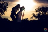 Fotos de Atardecer, pareja besÃ¡ndose