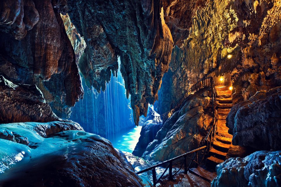 The Iris Grotto at Piedra Monastery in Zaragoza.