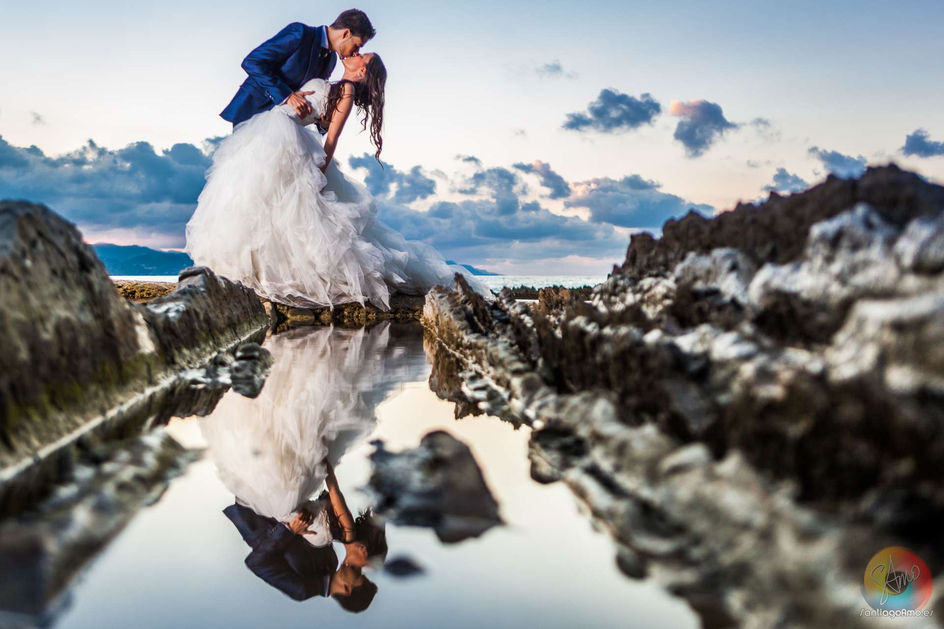 Reportaje de postboda en la costa de Zumaia