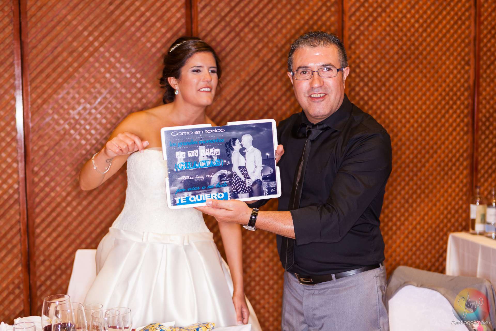 Regalo de Boda hecho con Fotos de Preboda